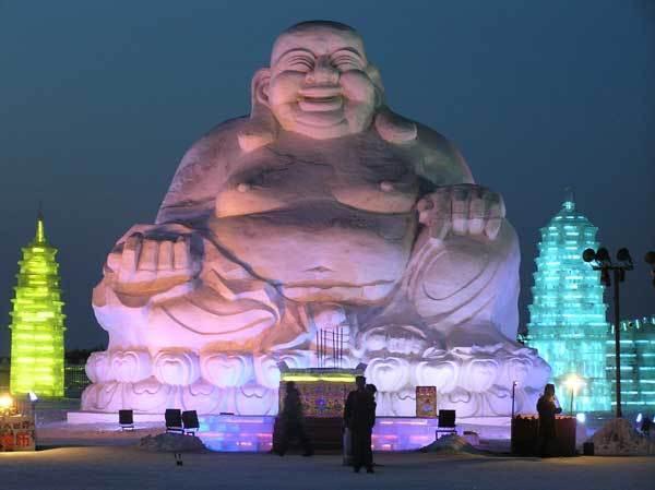 Харбин зимние достопримечательности фото