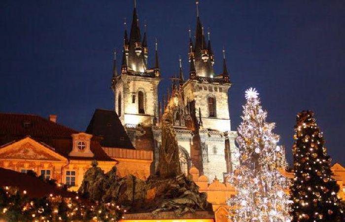 Новый год в Праге фото