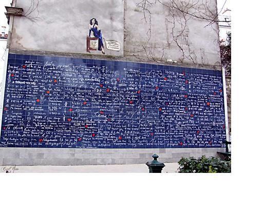 Стена любви в Париже
