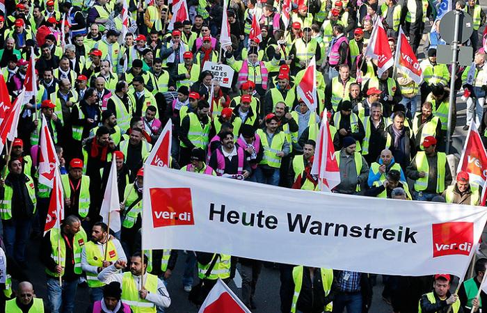 Забастовка в Германии