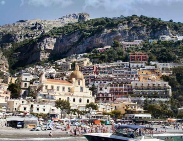 Позитано на карте фото