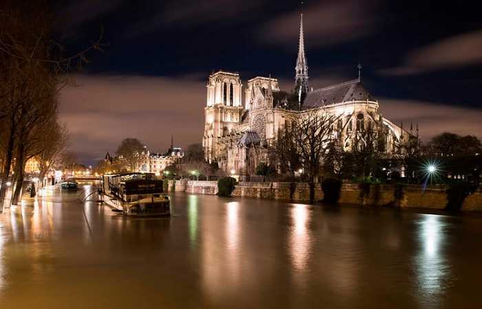 Лучшие фото последней недели января, наводнение в Париже