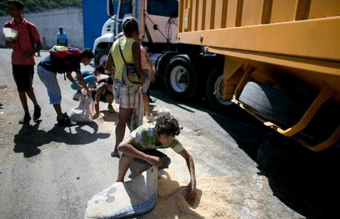 Фото недели, 14 января 2018, продовольственный кризис в Венесуэле