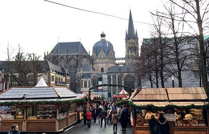 Собор Ахена и рождественская ярмарка