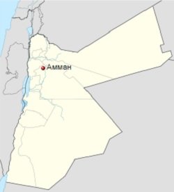 Амман и Иордания на карте Аравийского полуострова
