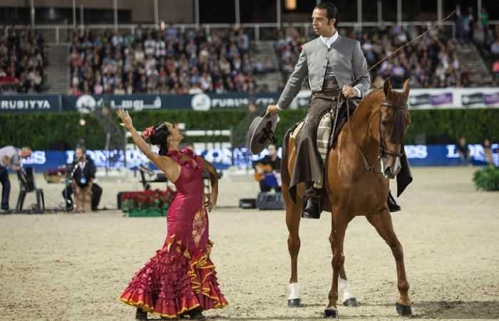 Шоу андалузских лошадей и фламенко