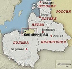 ЧМ 2018 Калининград на карте 