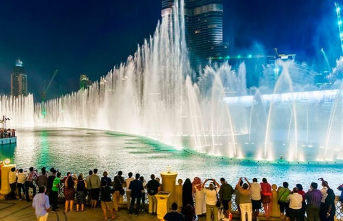 Лучшие места Дубая - музыкальный фонтан