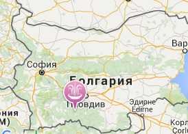 Девин на карте Болгарии