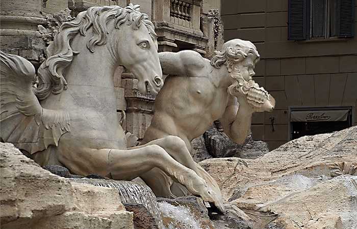Фрагмент фонтана Треви, Рим