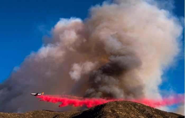 Литл Крик, США - лесные пожары утихают