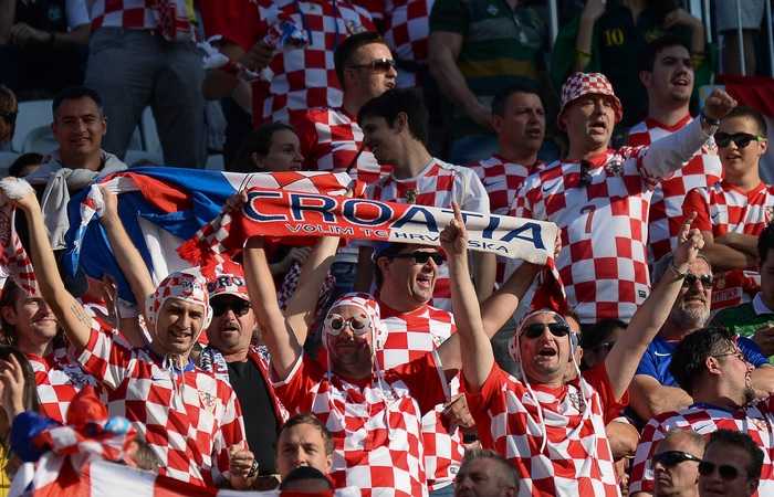  Болельщики сборной Хорватии на Чемпионате мира по футболу 2018