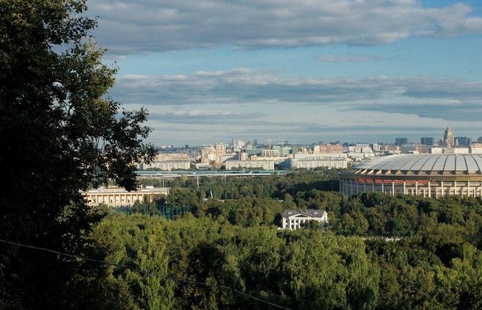 Воробьевы горы в Москве - дикий парк, где можно погулять