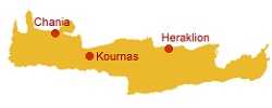 Достотопримечательности Ханья на карте - озеро Курнас