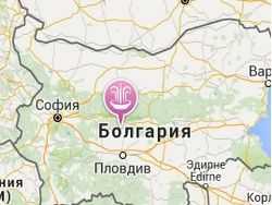 Хисаря на карте Болгарии