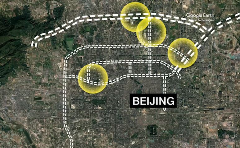 Транспортная петля, соединяющая олимпийские объекты в Пекине 2022
