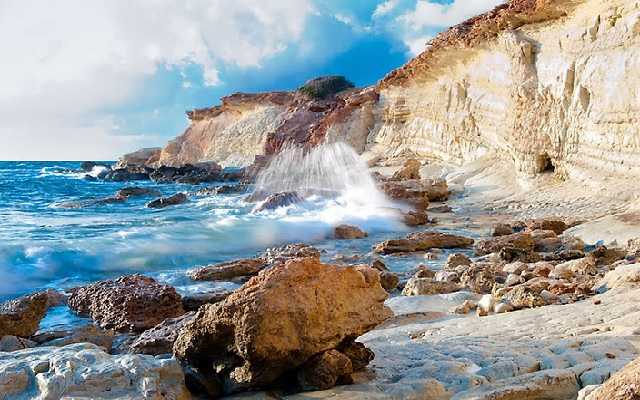 Кипр лучшие пляжи, морские пещеры и бухты Пейя