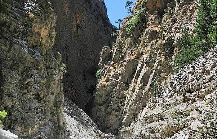 Самарийское ущелье на острове Крит, фото