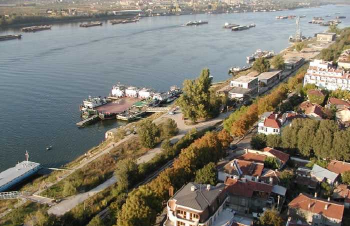 Русло Дуная возле Русе, Болгария