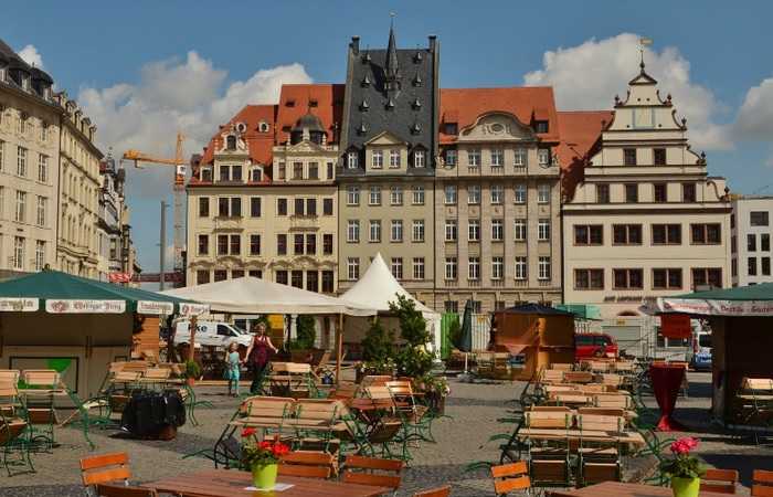 Рыночная площадь Лейпцига