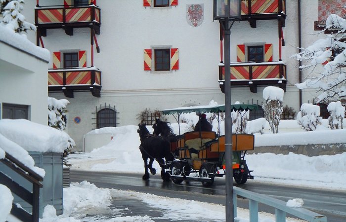 Фибербрунн, Австрия - здесь всегда есть снег