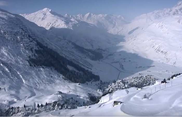 Андерматт, один из лучших горнолыжных курортов Швейцарии, фото