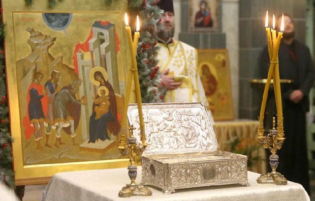 Дары волхвов - святыня монастыря св. Павла на Афоне