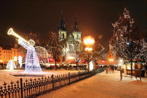 Новый Год в Праге, Староместская площадь