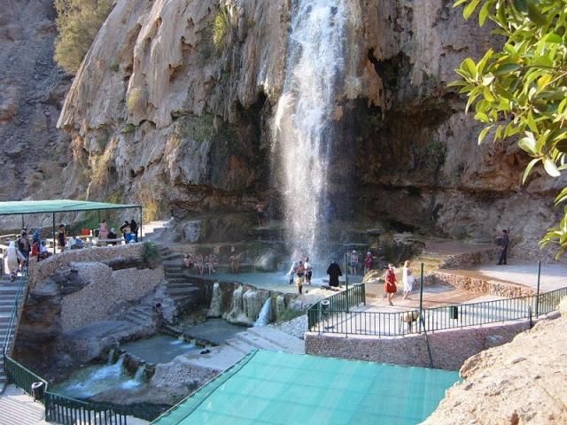Горячие водопады Иордании