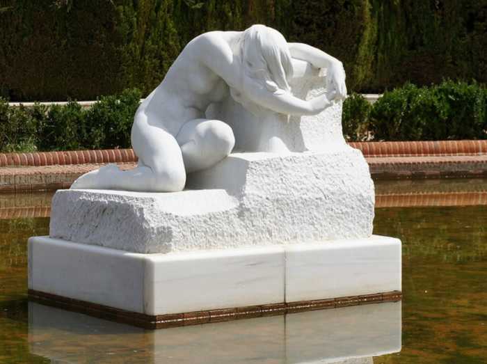 Скульптура Неутешность, парк Сьютаделла, Барселона