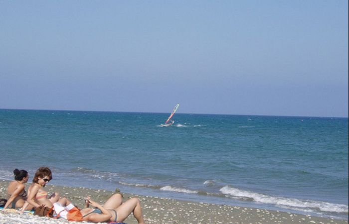 Meneou Beach, пляж Менеу Ларнака, Кипр