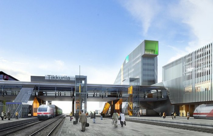 Поезд Хельсинки аэропорт, станция Тиккурила, где останавливается поезд из Санкт Петербурга в Хельсинки