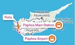 Полис Кипр как добраться, карта