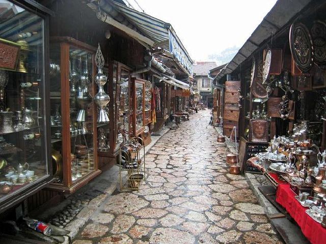 Магазины в старом городе Сараево