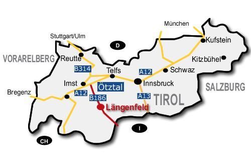 Ленгенфельд Австрия карта