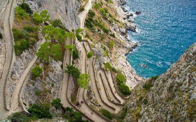 Остров Капри, Тирренское побережье Италии