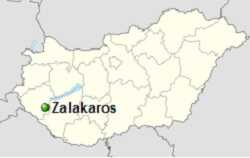 Залакарош на карте Венгрии